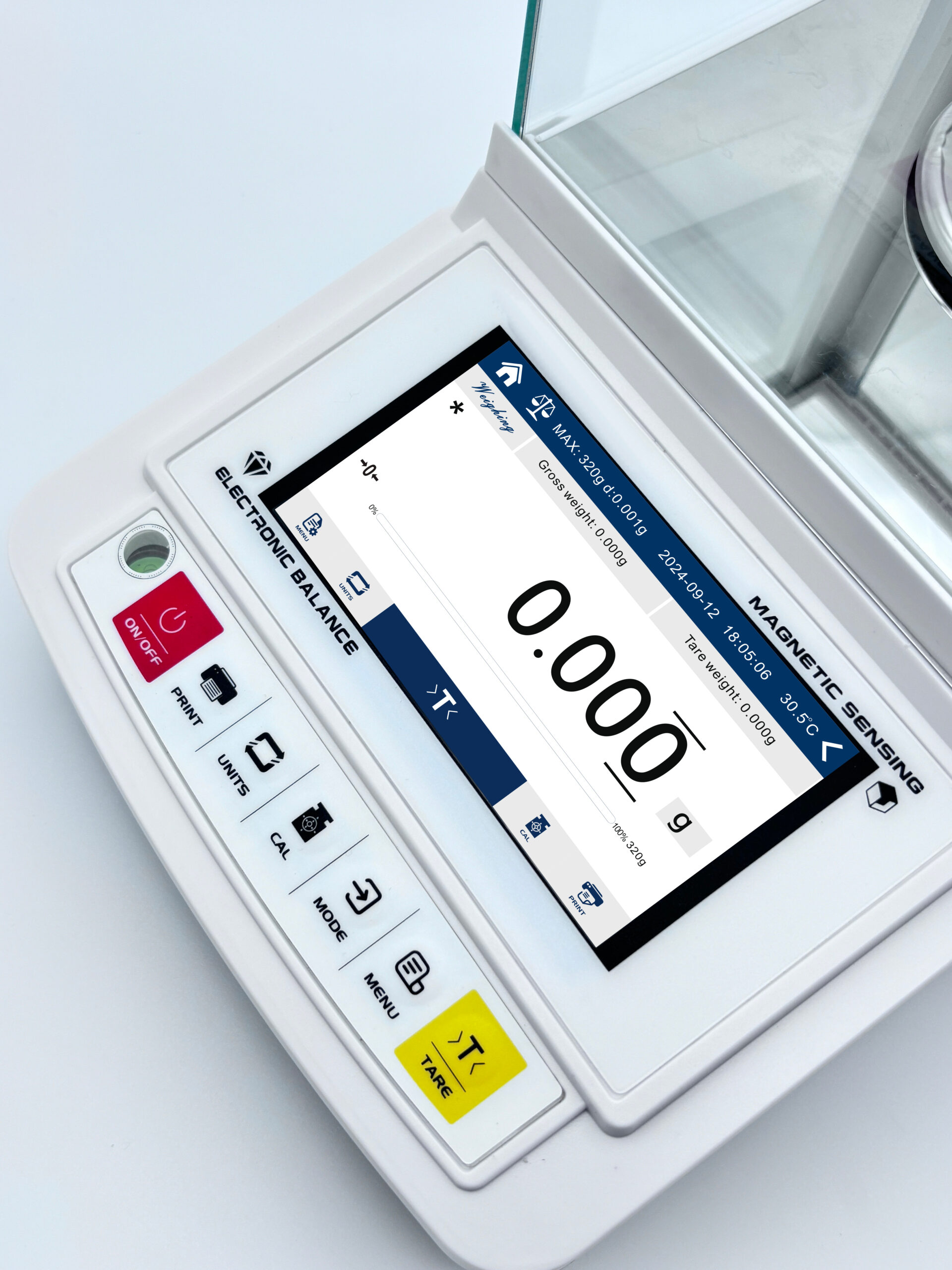 IBH智能觸控分析天平觸控介面